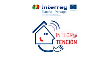 Logotipos Interreg España y Portugal. Integr@tención